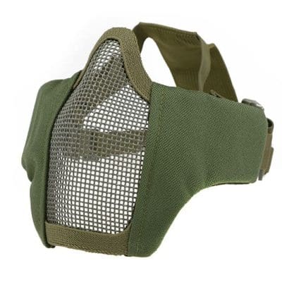 PDW Half Face Protective Mesh Mask - Olive