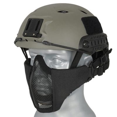 PJ FAST Helmet Mesh Mask 2.0 - Black