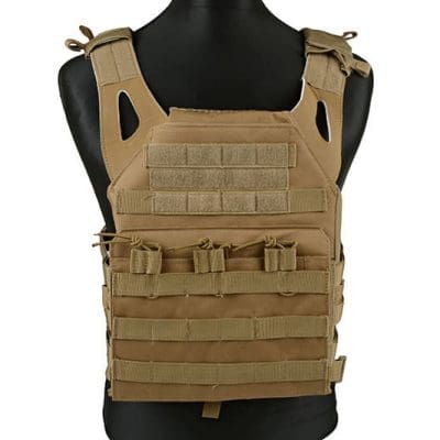 Jump type tactical vest - tan