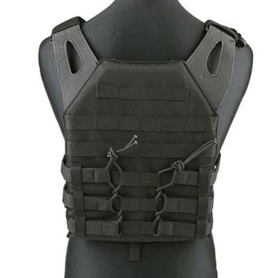 Jump type tactical vest - black