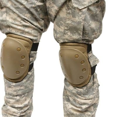 Set of knee protection pads - sand