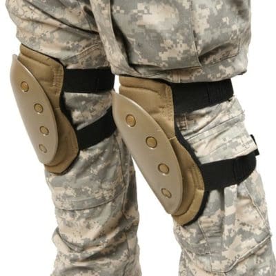 Set of knee protection pads - sand