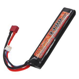 Lipo 7.4V 1100mAh 20C Stock Tube Type T-Plug