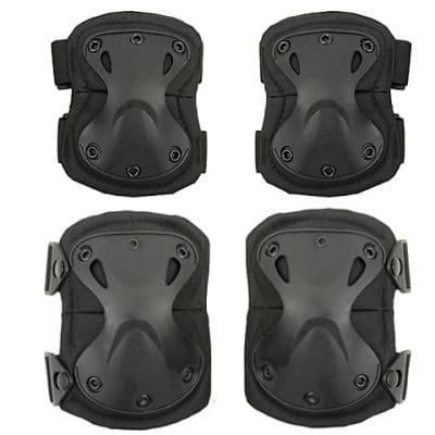 Knee/Elbow Pad Set - Black [PJ]